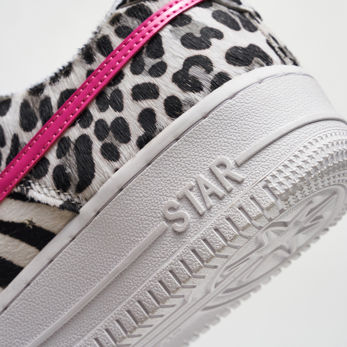 STARWALK SOLDIER WHITE/ROSE  DX 白粉豹纹流星鞋