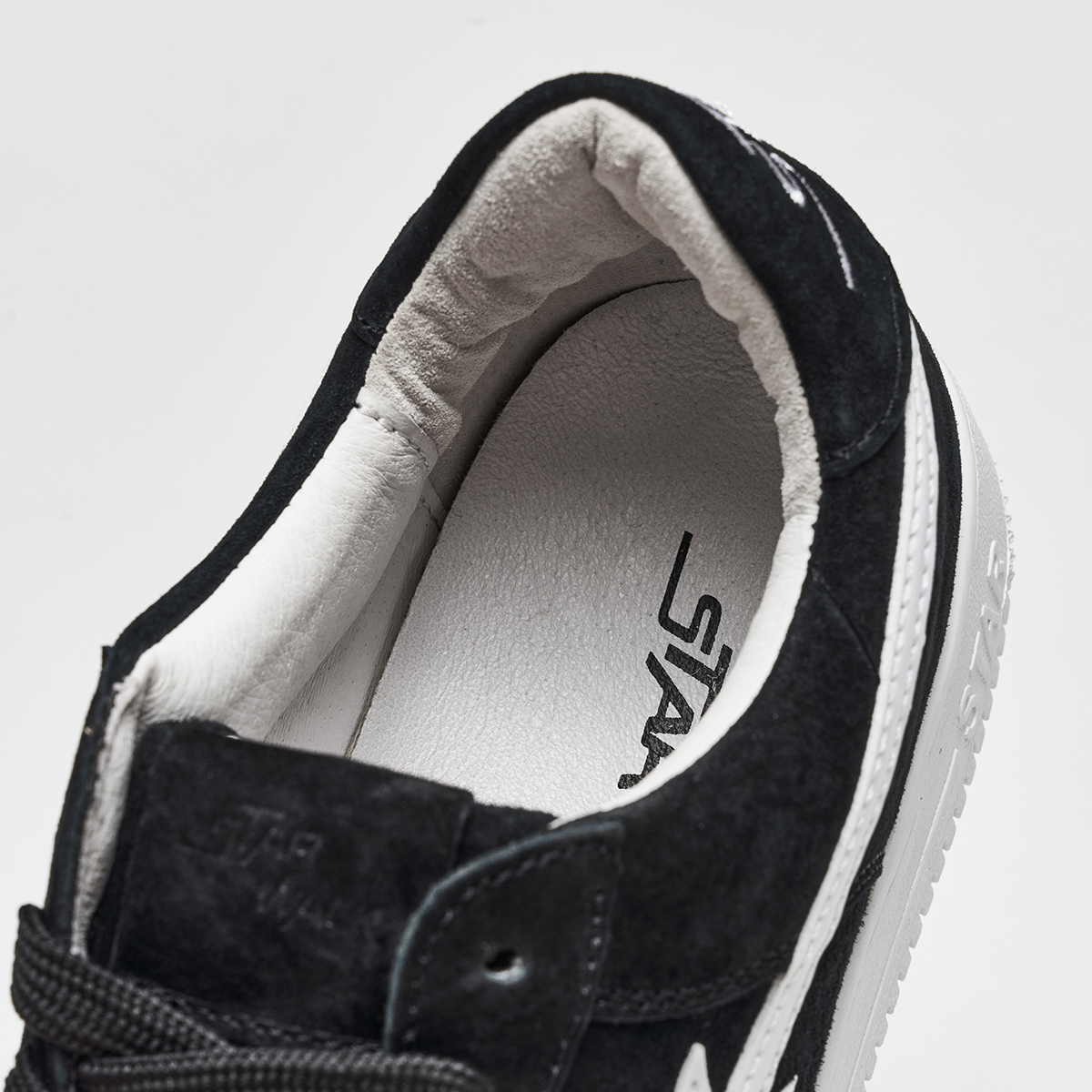 STARWALK SOLDIER BLACK/WHITE黑白麂皮流星鞋