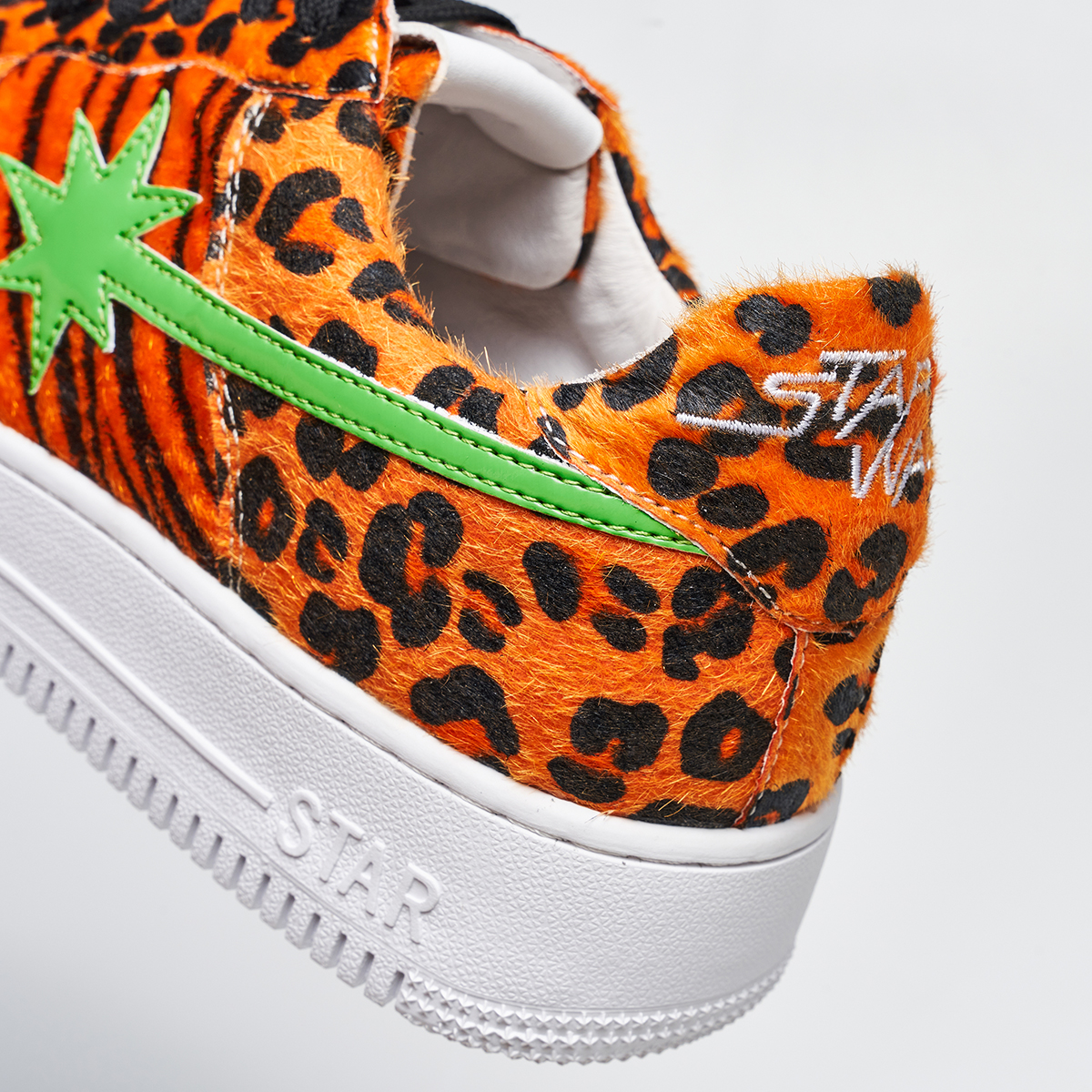 STARWALK SOLDIER 豹纹绿星流星鞋