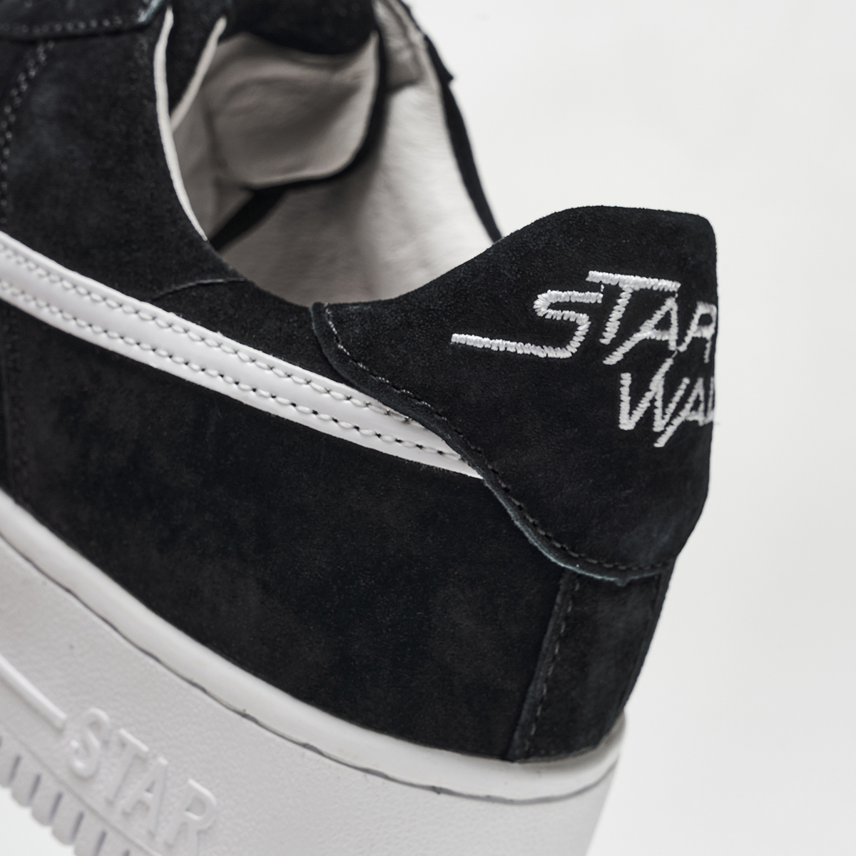 STARWALK SOLDIER BLACK/WHITE黑白麂皮流星鞋