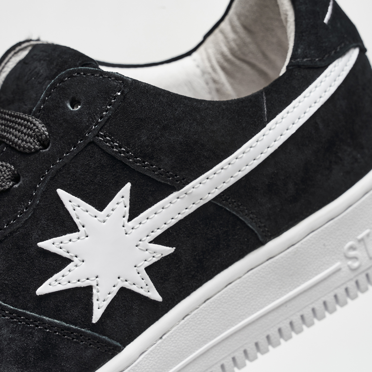 STARWALK SOLDIER BLACK/WHITE黑白麂皮流星鞋