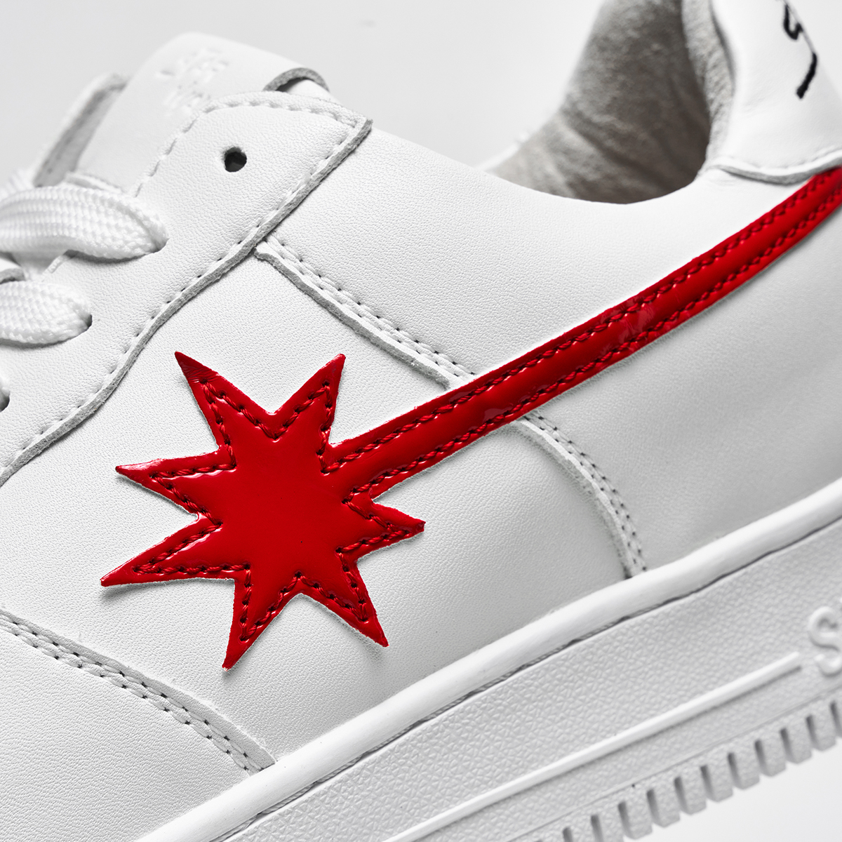 STARWALK SOLDIER WHITE/RED 白红低帮流星鞋板鞋