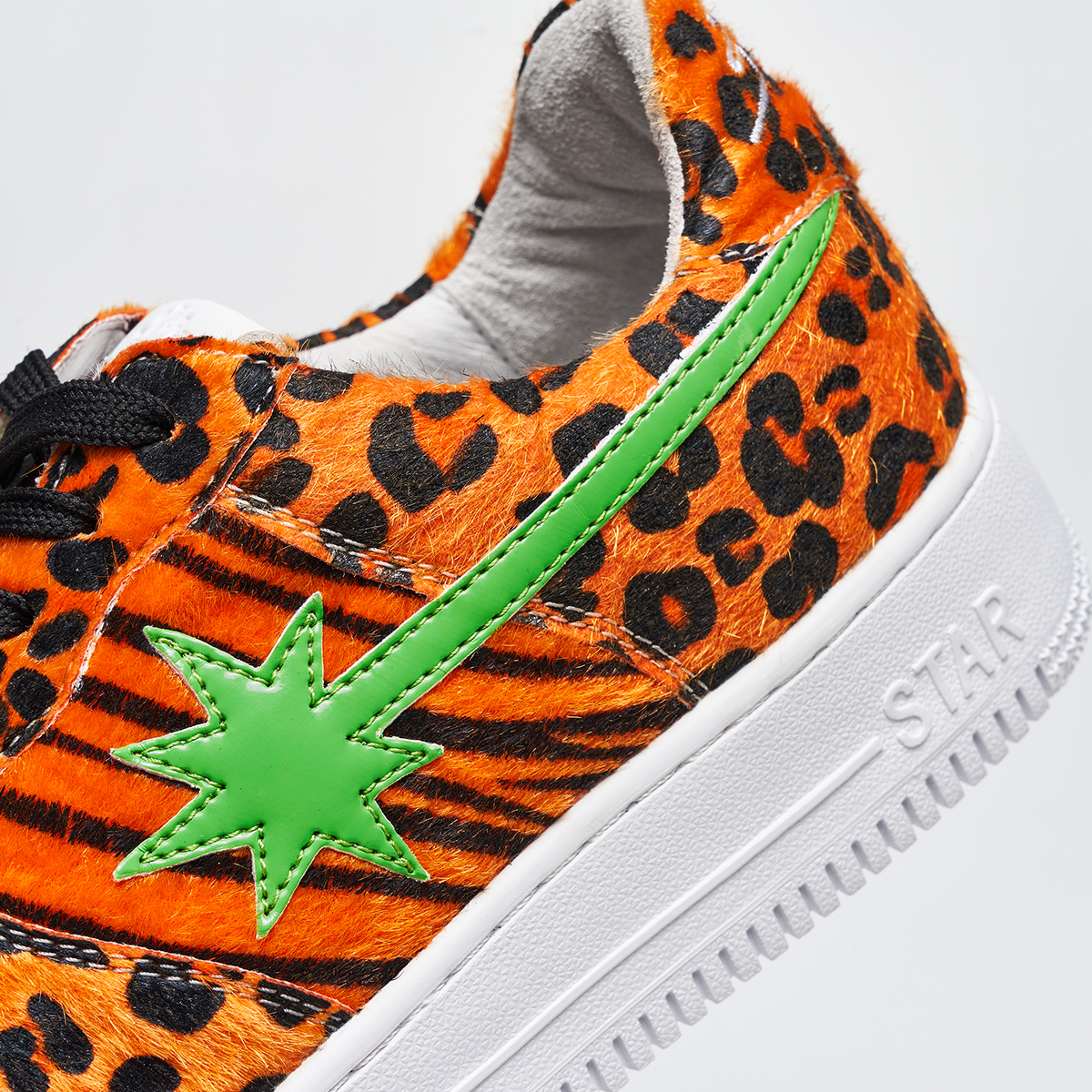STARWALK SOLDIER 豹纹绿星流星鞋