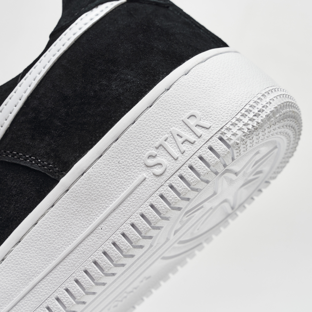 STARWALK SOLDIER BLACK/WHITE黑白麂皮流星鞋