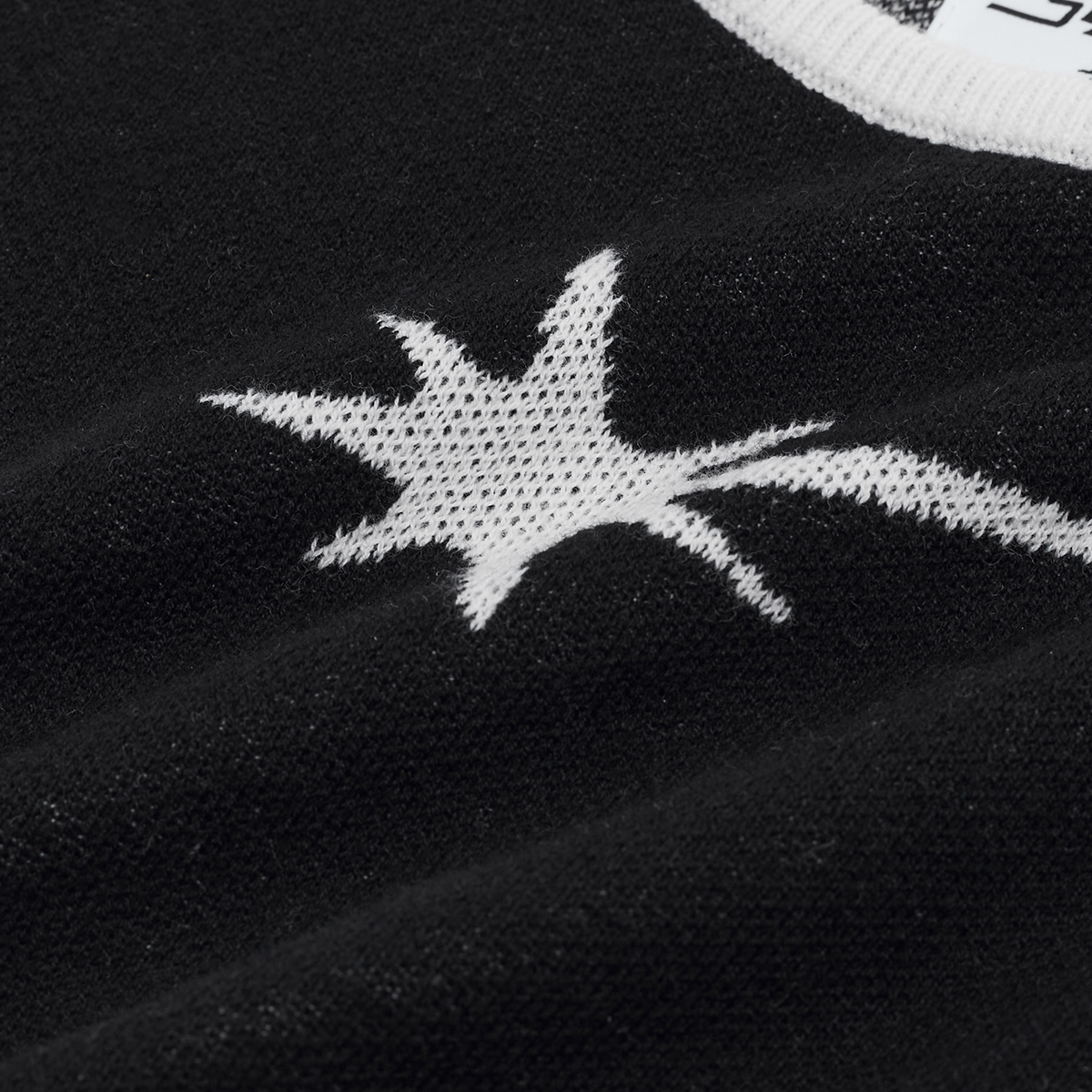 STARWALK SOLDIER 撞色针织吊带背心 黑