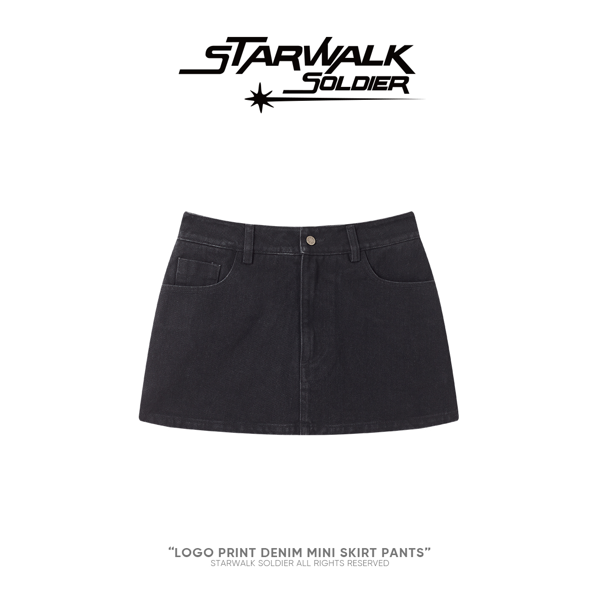 STARWALK SOLDIER 星星印花短裙裙裤