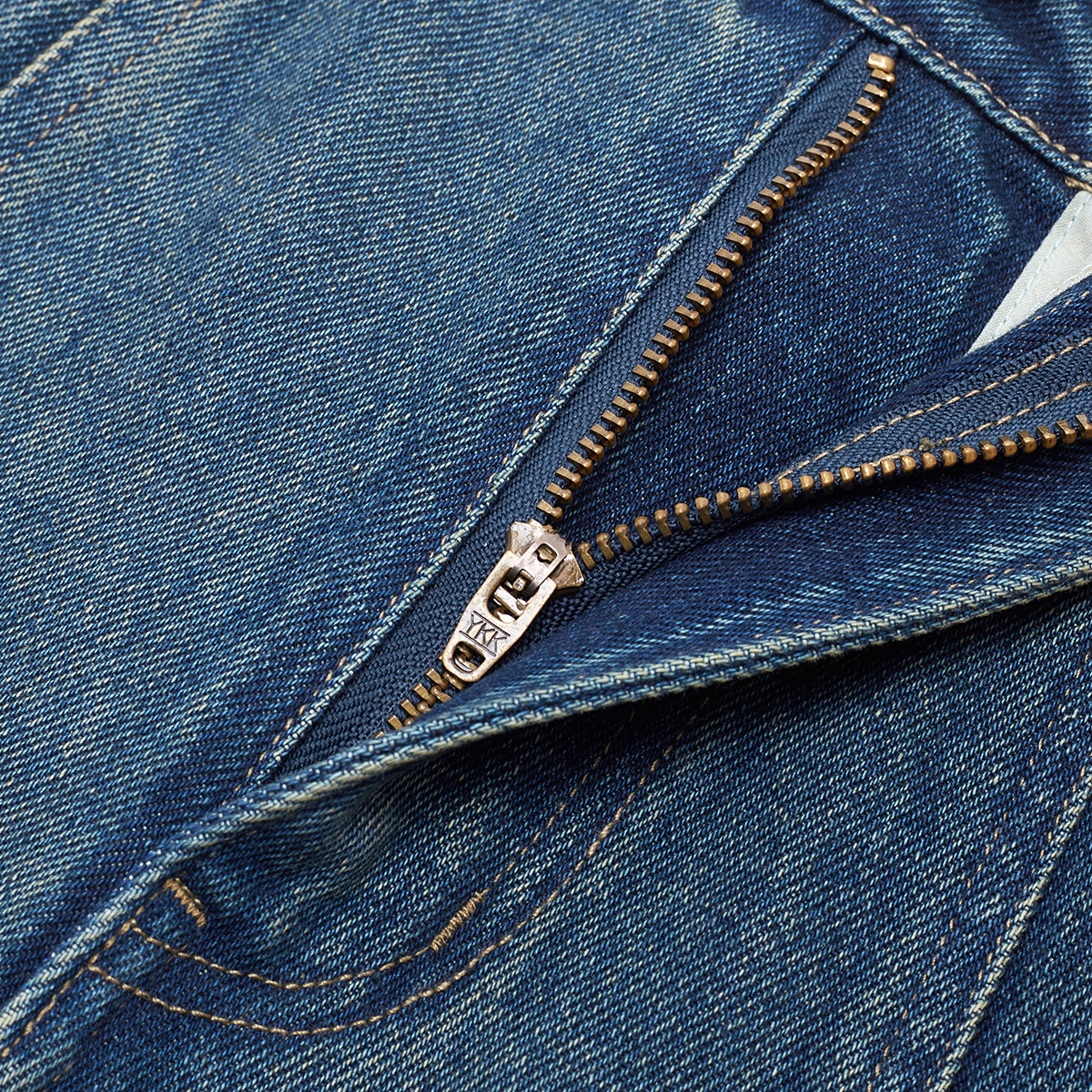 STARWALK SOLDIER 印花拼接作旧牛仔裤