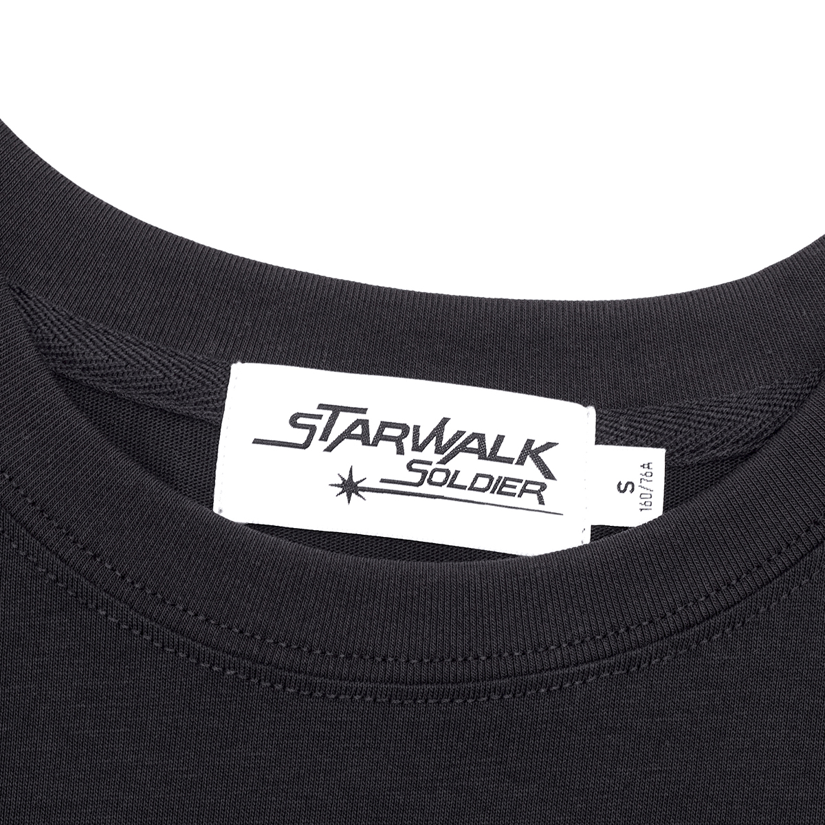 STARWALK SOLDIER 修身烫钻短袖 黑