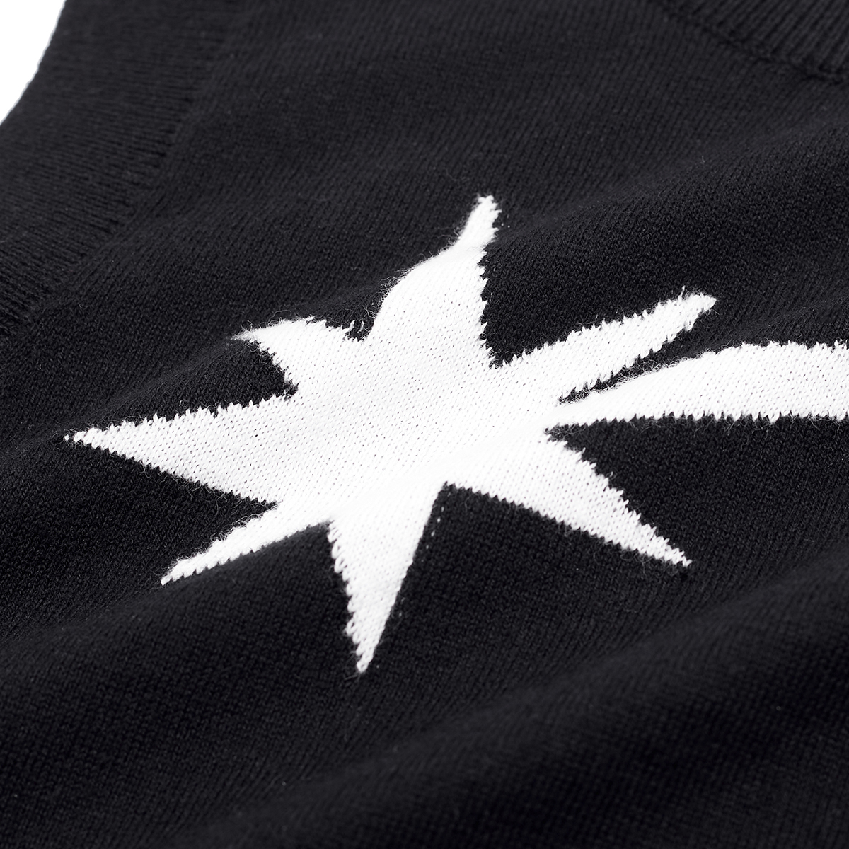 STARWALK SOLDIER 星星高领针织背心 黑