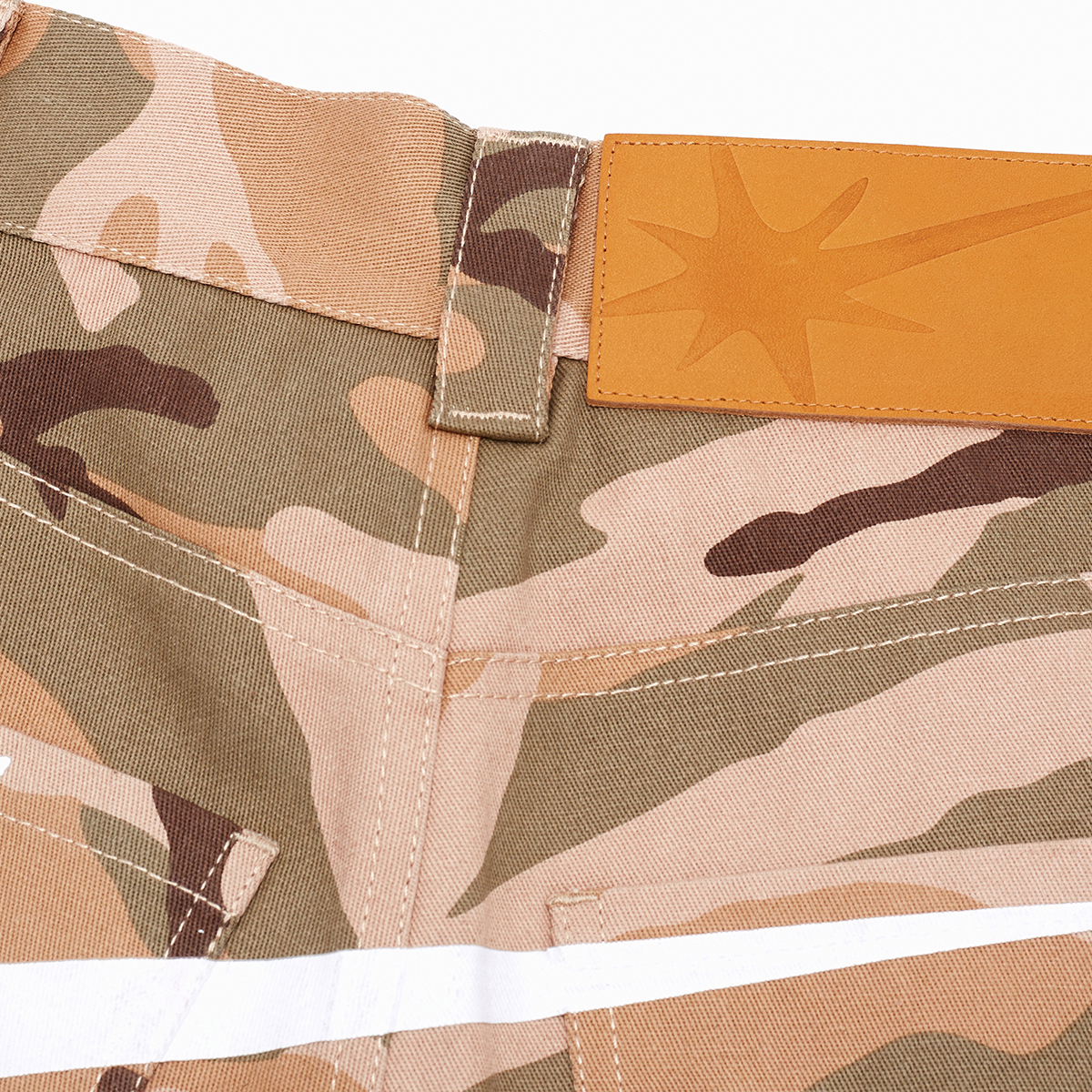 STARWALK SOLDIER 沙漠迷彩星星印花工装裤