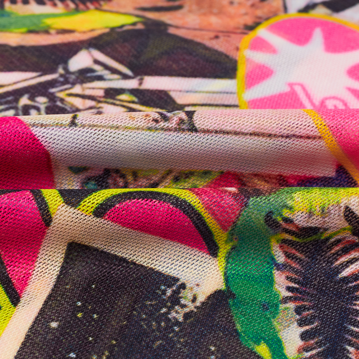 STARWALK SOLDIER 拼贴画网纱长袖