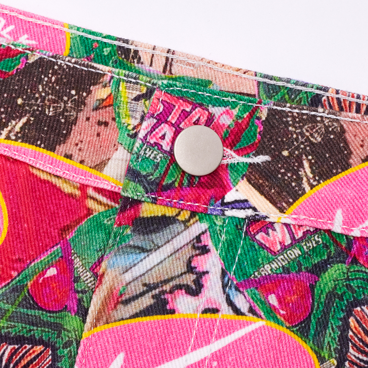 STARWALK SOLDIER 拼贴画印花短裙裙裤