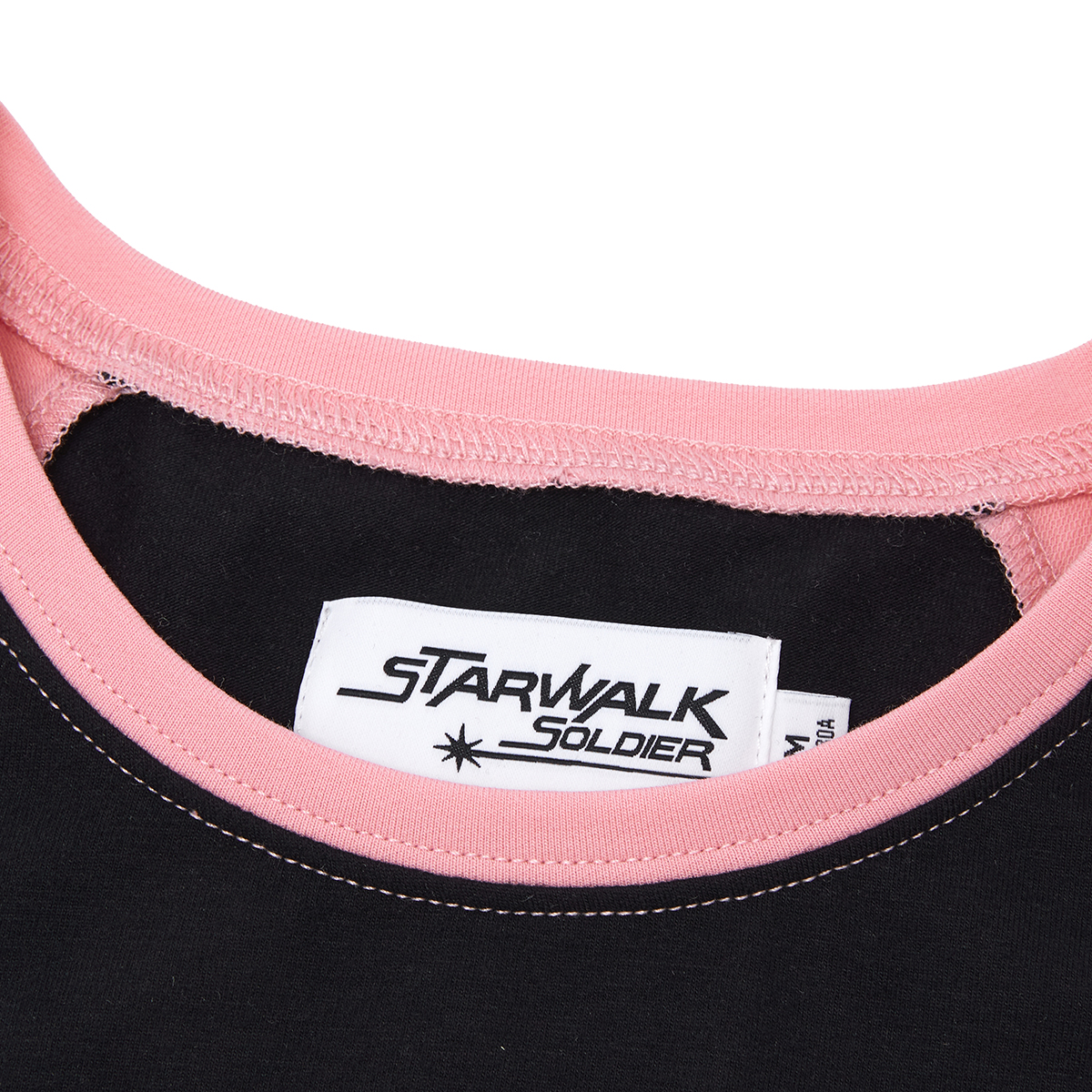STARWALK SOLDIER 短款星星插肩短袖