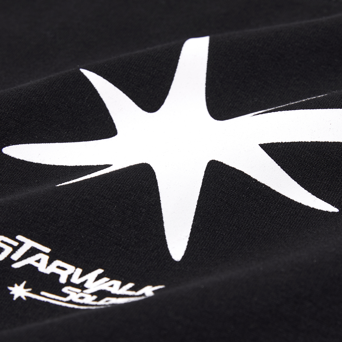 STARWALK SOLDIER 流星印花短款短袖 黑