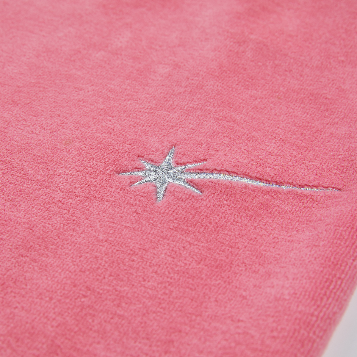 STARWALK SOLDIER 烫钻天鹅绒绑带运动裤 粉