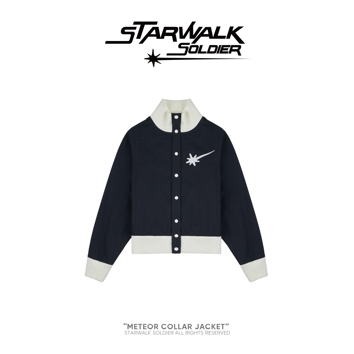 STARWALK SOLDIER 高领短款夹克