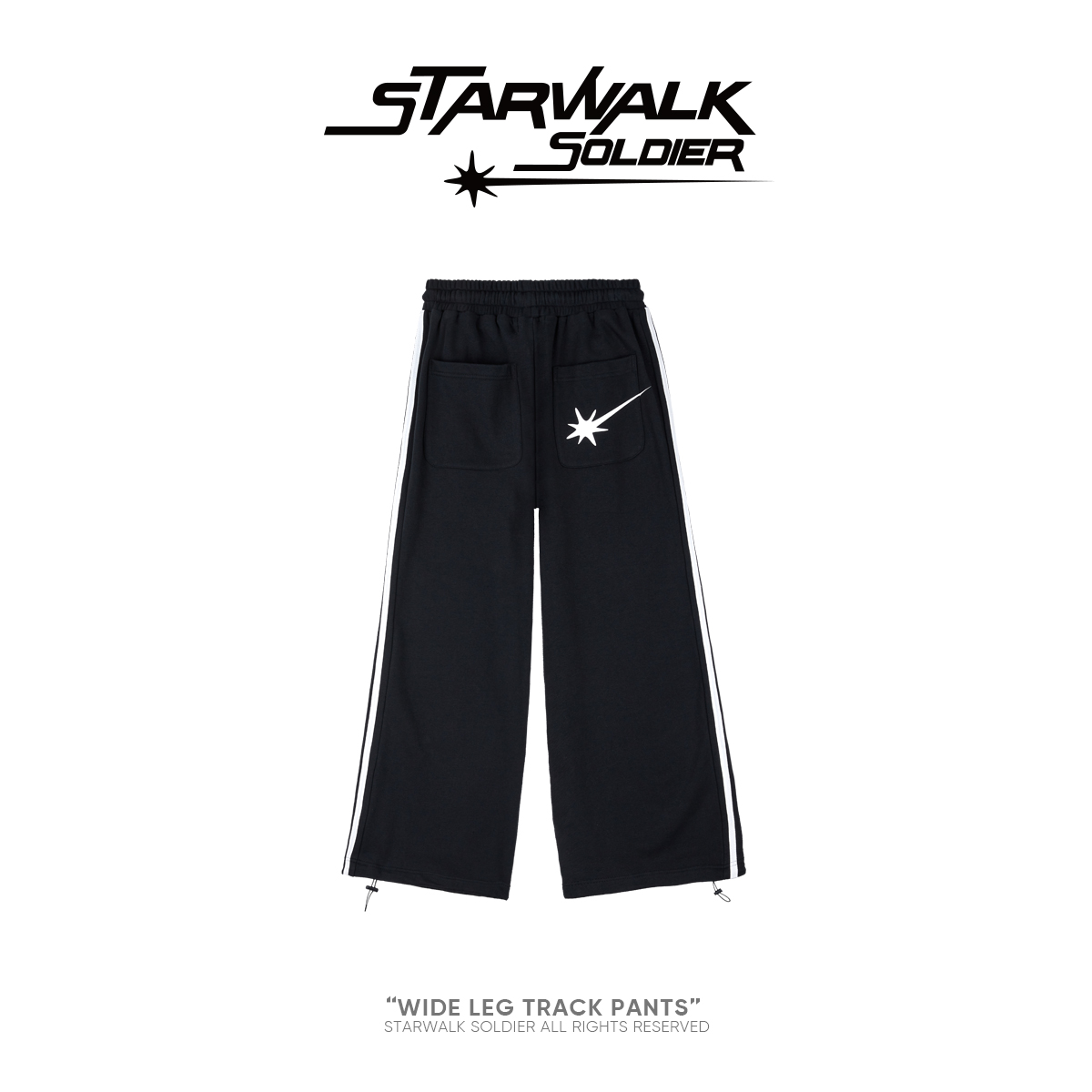 STARWALK SOLDIER阔腿运动裤