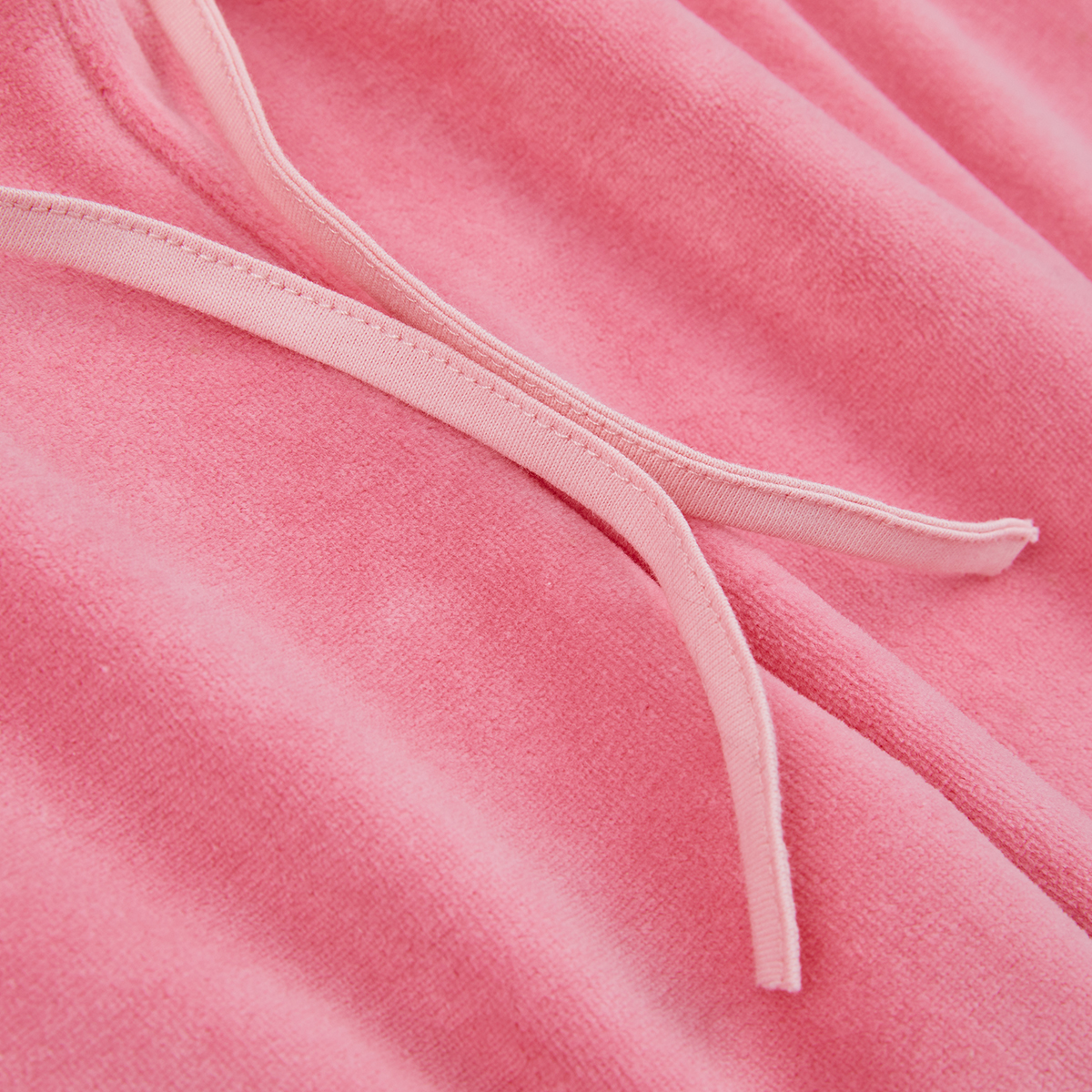 STARWALK SOLDIER 烫钻天鹅绒绑带运动裤 粉