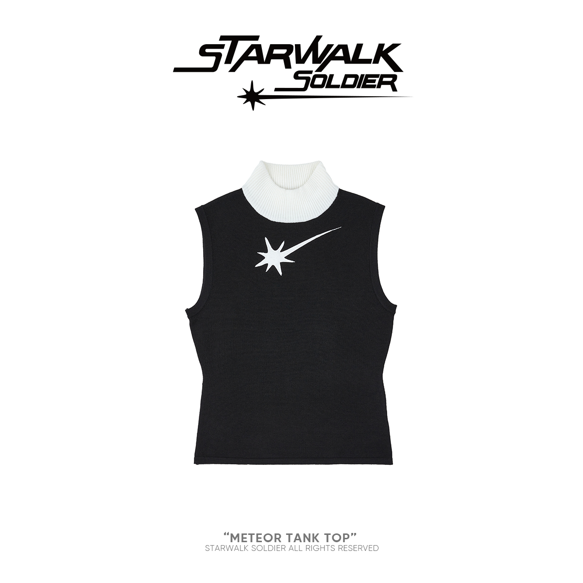 STARWALK SOLDIER 无袖刺绣毛衣背心