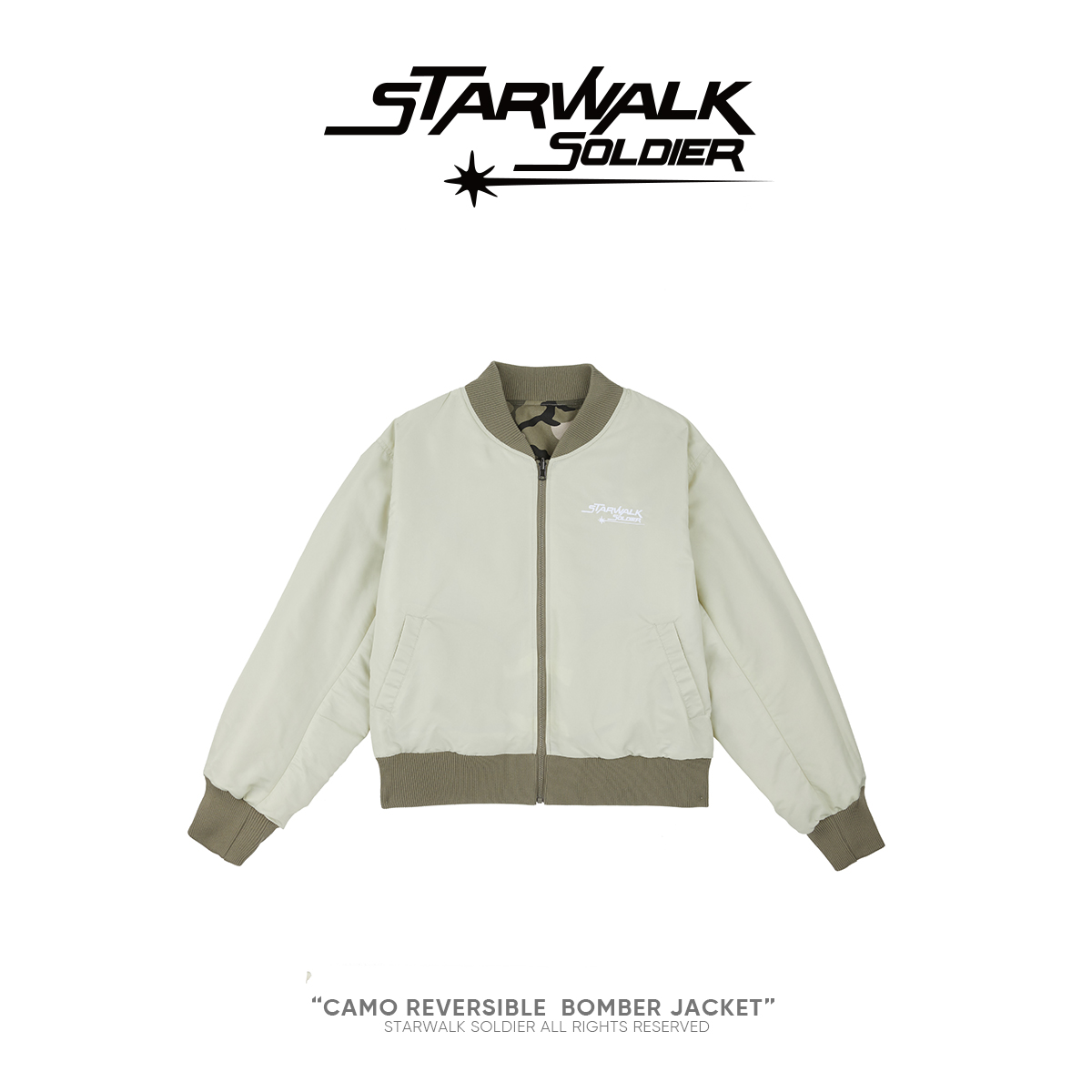 STARWALK SOLDIER 双面迷彩飞行员夹克