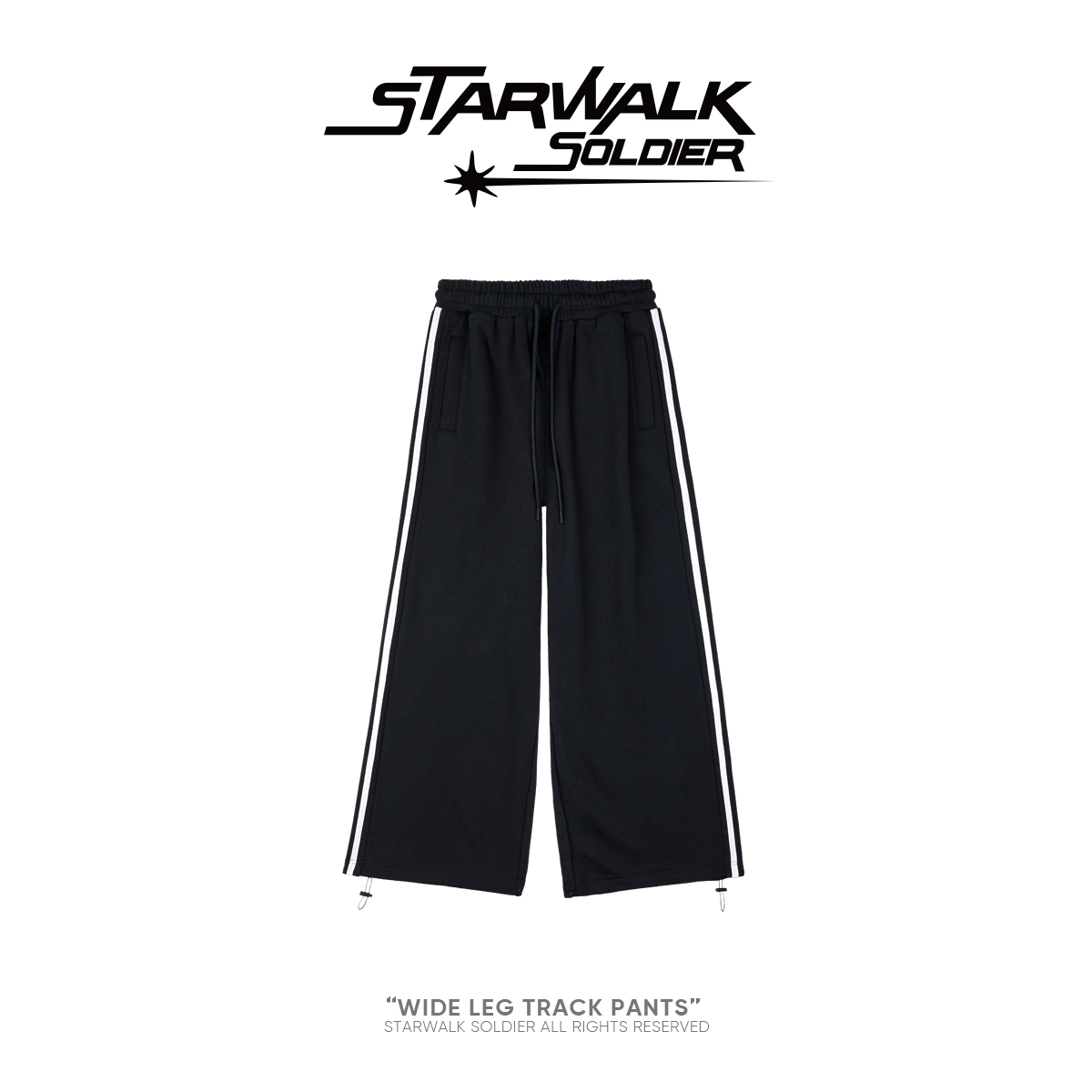 STARWALK SOLDIER阔腿运动裤