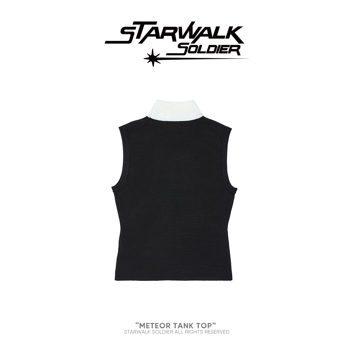 STARWALK SOLDIER 无袖刺绣毛衣背心