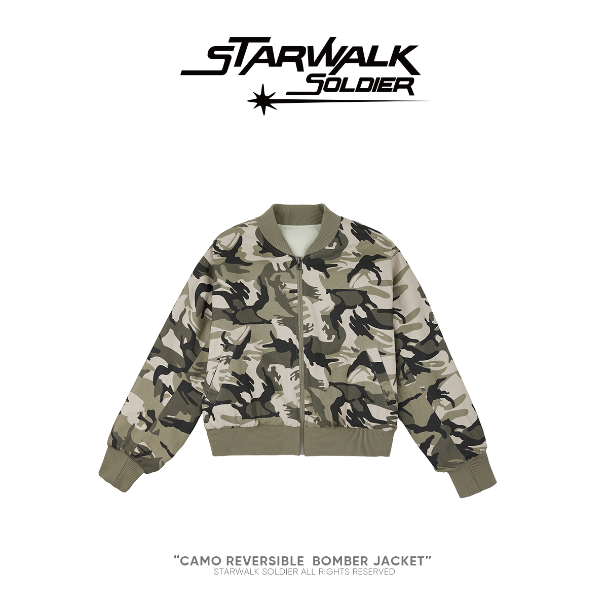 STARWALK SOLDIER 双面迷彩飞行员夹克