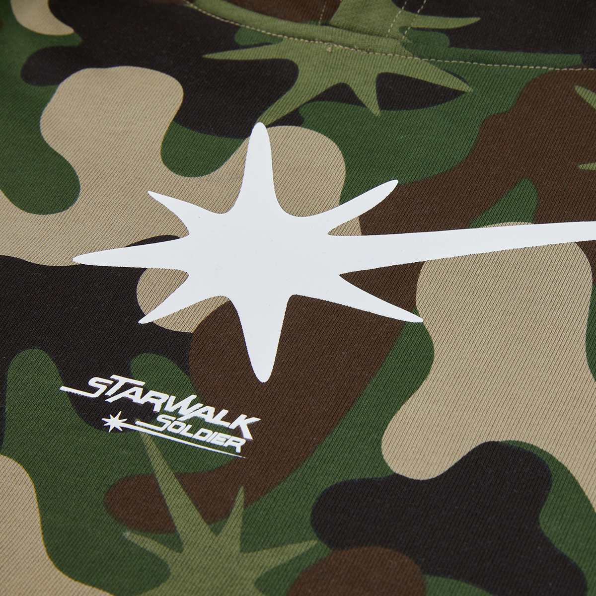 STARWALK SOLDIER 迷彩满印连帽卫衣 深