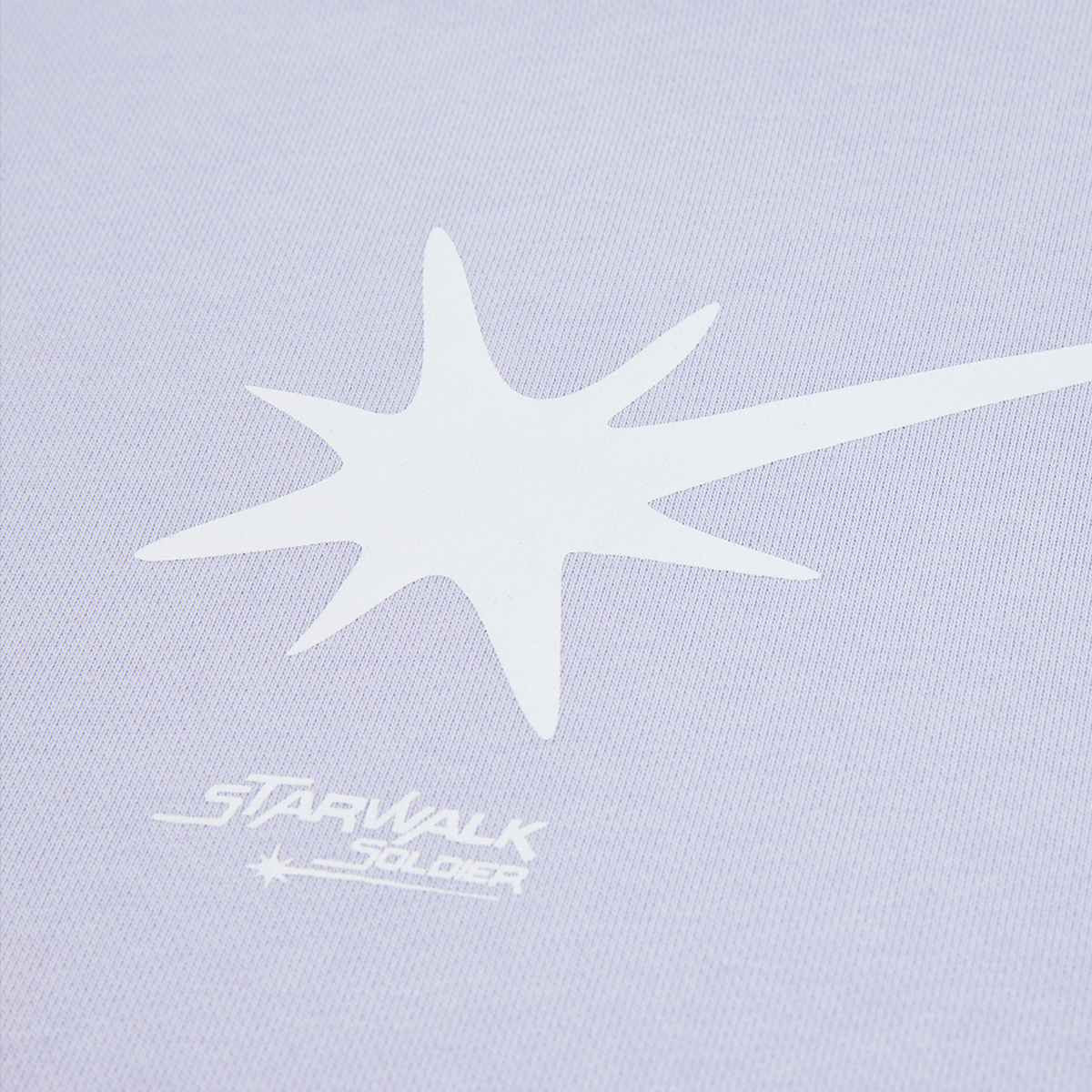 STARWALK SOLDIER 印花logol连帽卫衣 紫