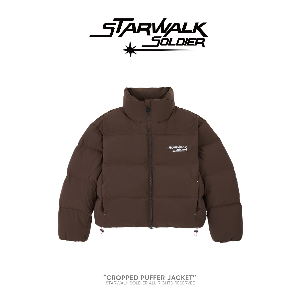 STARWALK SOLDIER 撞色女款羽绒服 棕