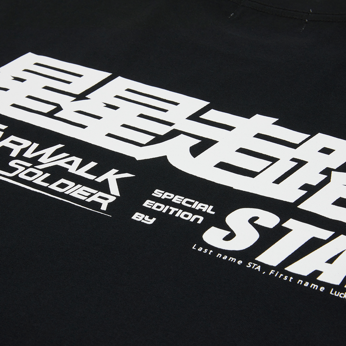 STARWALK SOLDIER STA 星星走路短袖 黑