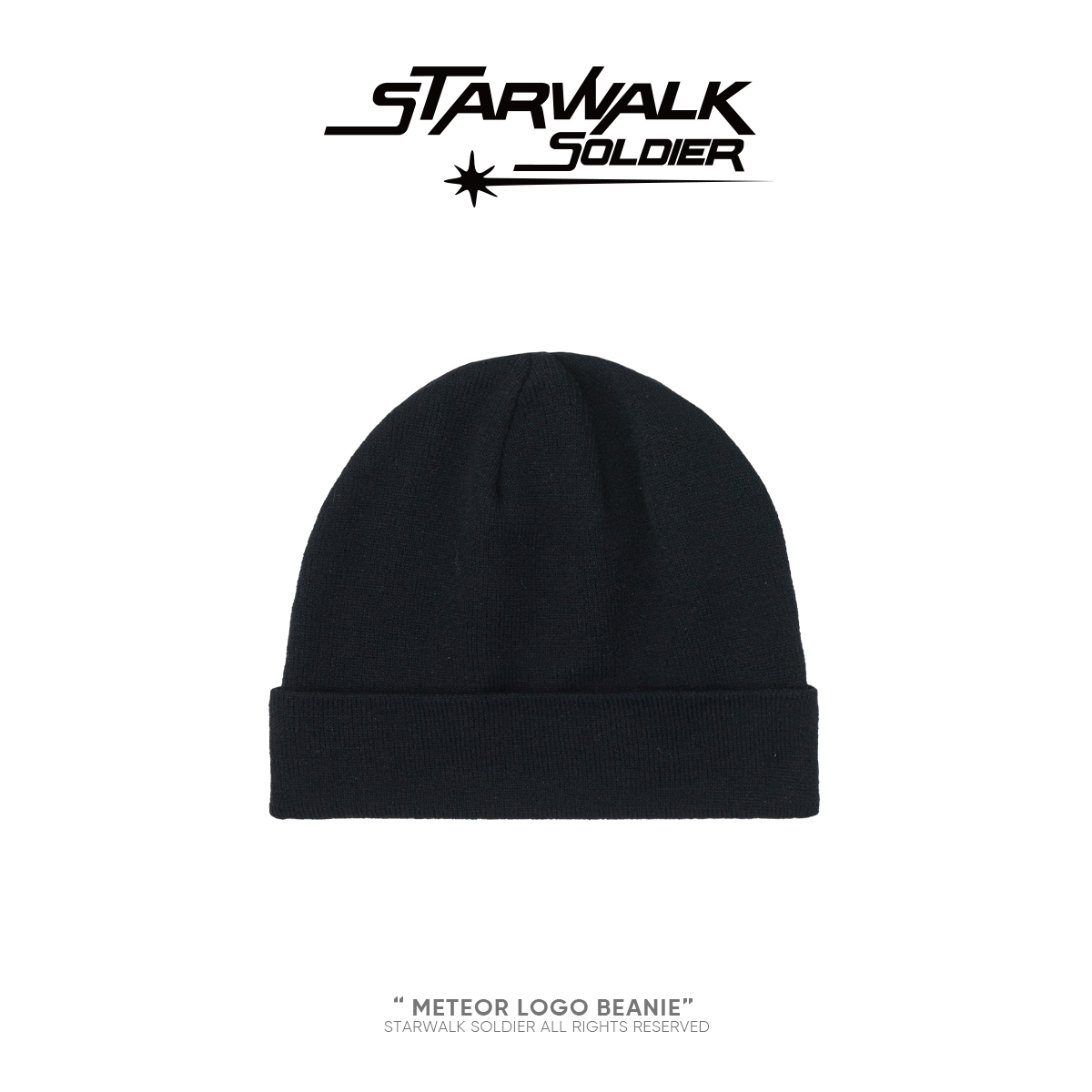 STARWALK SOLDIER 星星毛细冷帽 黑