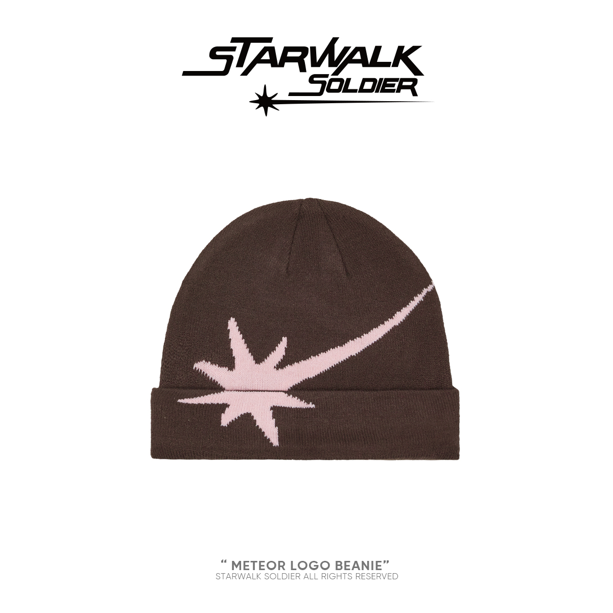 STARWALK SOLDIER 星星毛细冷帽 粉