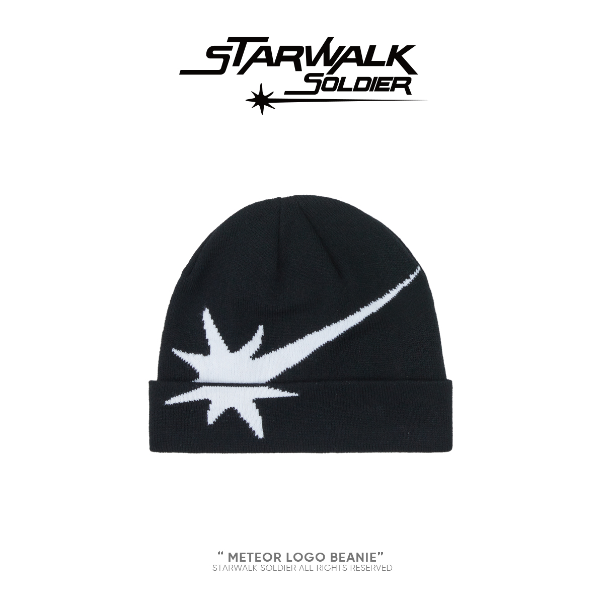 STARWALK SOLDIER 星星毛细冷帽 黑