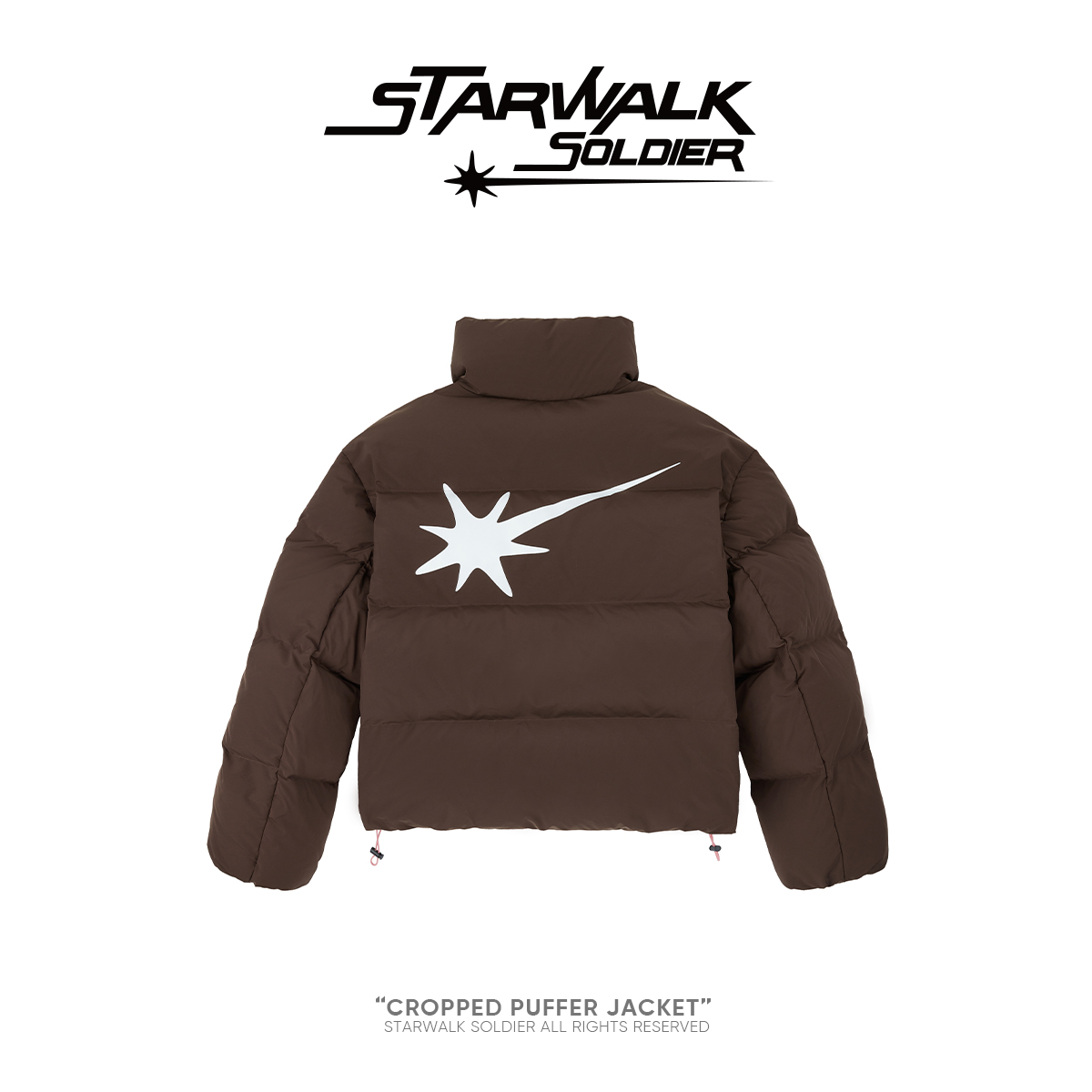 STARWALK SOLDIER 撞色女款羽绒服 棕