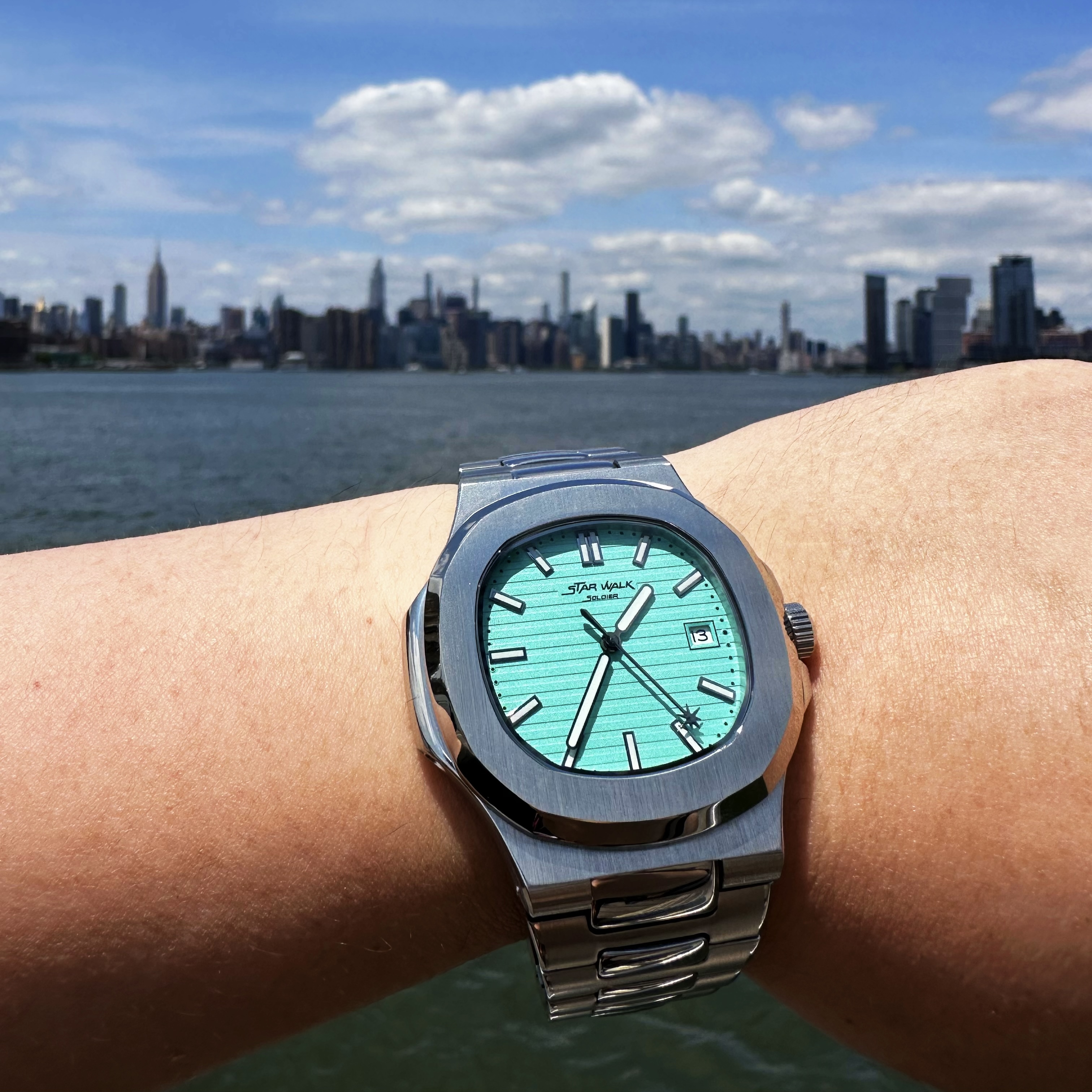 STARWALK SOLDIER 机械表 湖水蓝盘